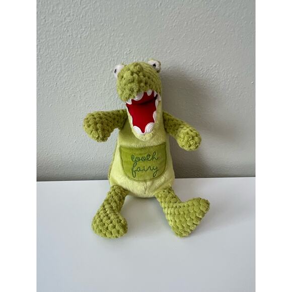 Maison Chic Alex The Alligator Tooth Fairy Stuffed Animal Plush - Picture 1 of 6